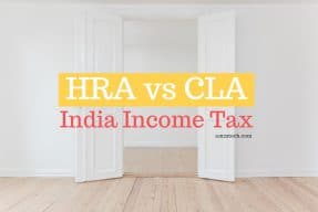 HRA vs CLA - India Income Tax