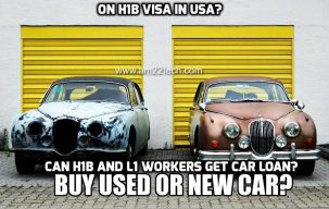 Can you get new car loan on on H1B or L1 visa?