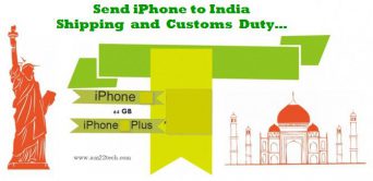 Cost of sending iphone to India from USA