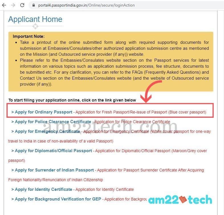 Passport Application Faq