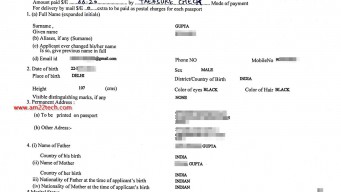 Renew Indian Minor Passport in USA - By Post - Step by Step Process ...