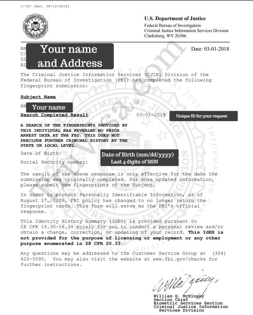 FBI Police Clearance & Statewide Police Clearance Fingerprinting Globeia