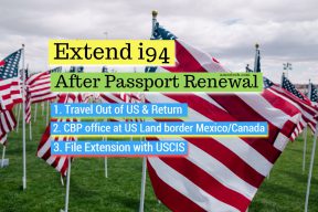 i94 Extension after Passport Renewal in USA