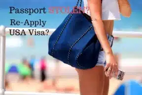 Passport stolen with US visa