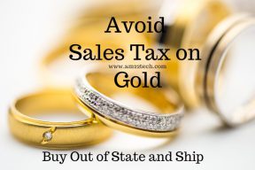 Avoid Sales Tax gold buying in USA