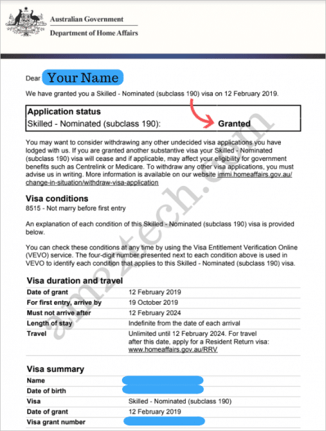 Australia PR Processing Time, 8 to 9 Month 189, 190 Visa Australia