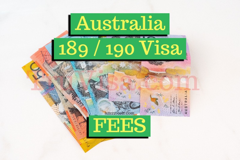 Australia PR Fees - 189, Fees for Residency Australia