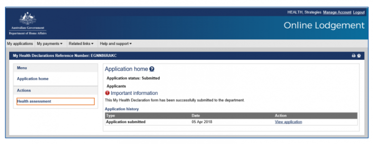 Generate HAP ID for Medical Before Submitting 189/190 Visa application ...