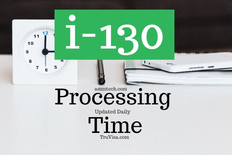 I130 processing time for spouse 2019