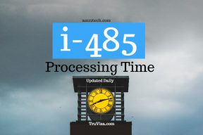 Current i485 processing time