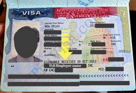 H1B visa clearance received annotation