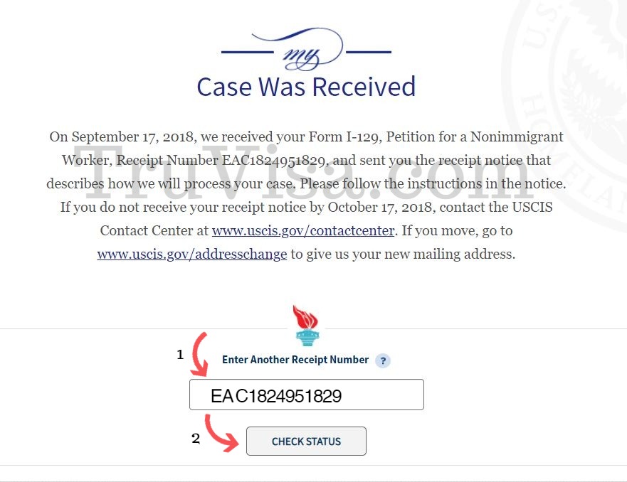 Uscis My Case Status Does Not Recognize Receipt Number