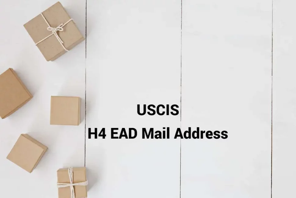 H4 EAD mailing address - Use H1B Receipt number first 3 letters