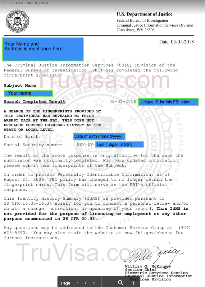 How to get FBI Clearance Certificate (Online, By Mail, Outside US?) - USA