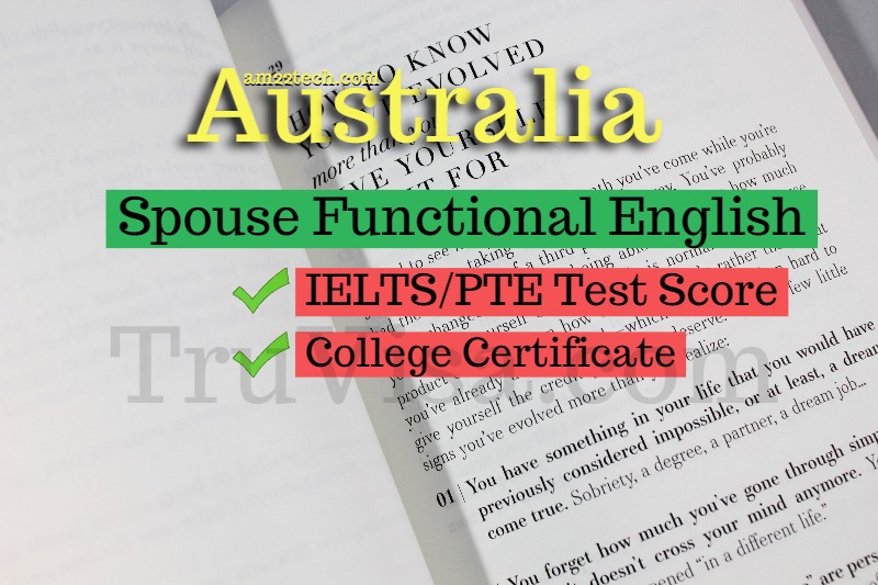 Korridor Grundig Tal højt Australia PR Spouse Proof of English, PTE, IELTS Valid 12 months - Australia