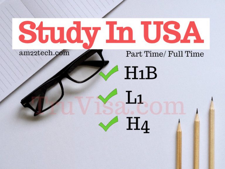 Can H1B Study MBA MS In USA with Working Full Time USA