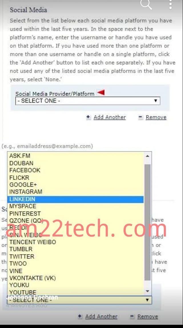 how many pages is the form ds 260 form sample