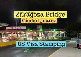 US Mexico Ciudad Juarez visa stamping
