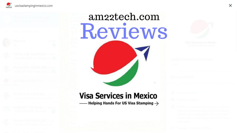 Venkat & Ernesto visa stamping in Mexico services - review
