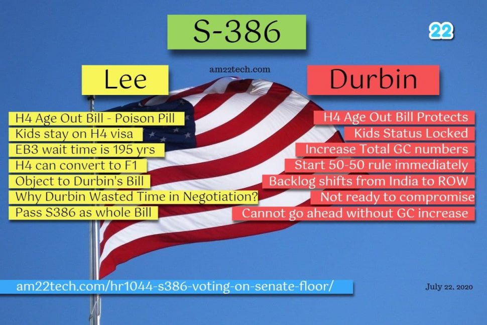 S386 - Lee Durbin debate - July 22