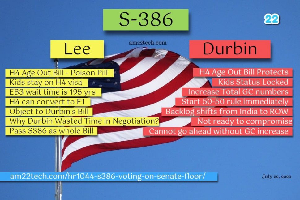 S386 - Lee Durbin debate - July 22