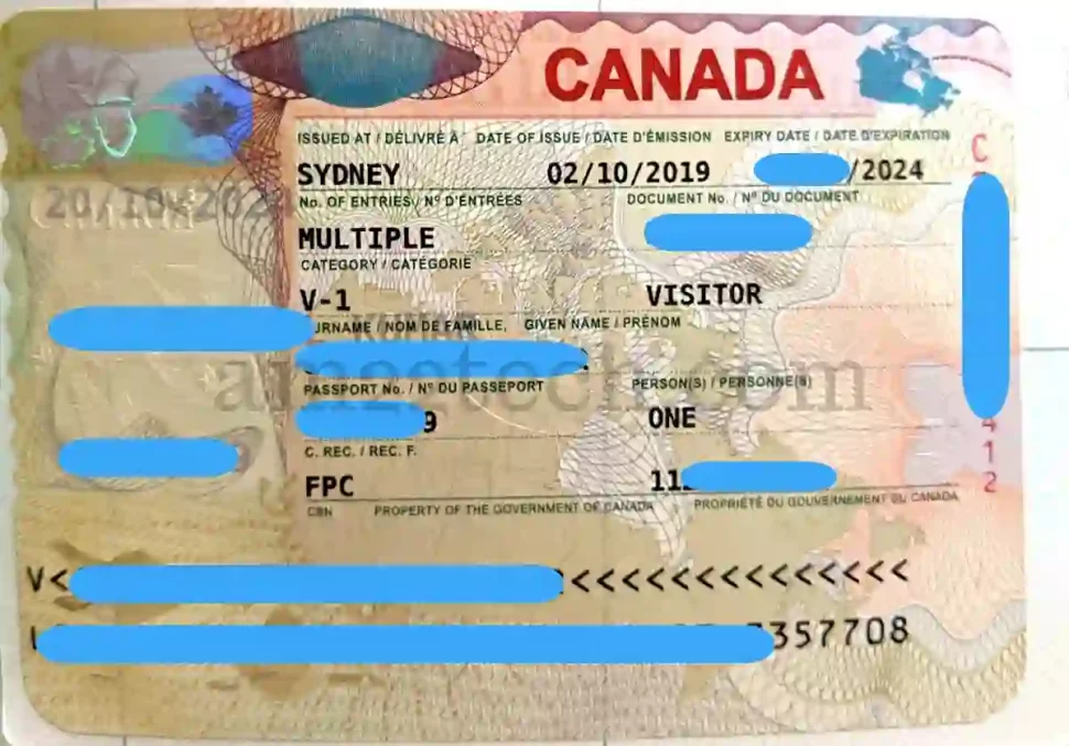 Canada visitor visa