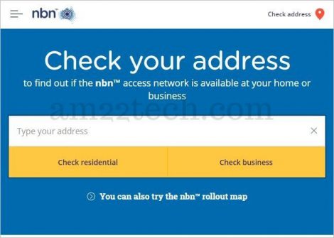 Check NBN at my address
