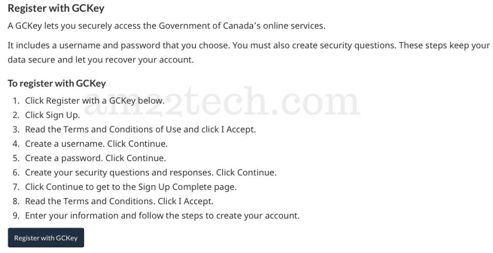 Express Entry profile GC key