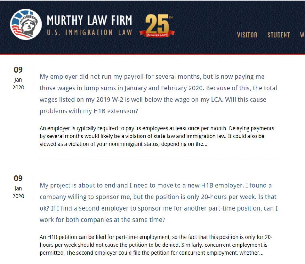 Murthy USA questions and answers Murthy USA questions and answers