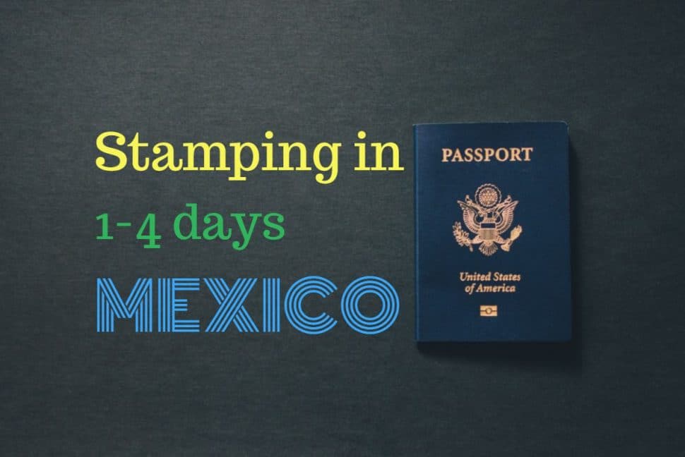 Stamping in Mexico processing time