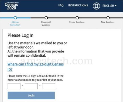 First Step in Census is US address verification