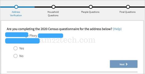 Census address verification