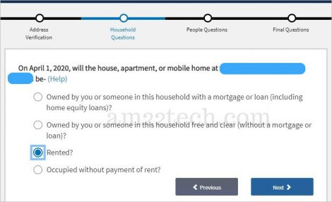 Census - house is rented or owned