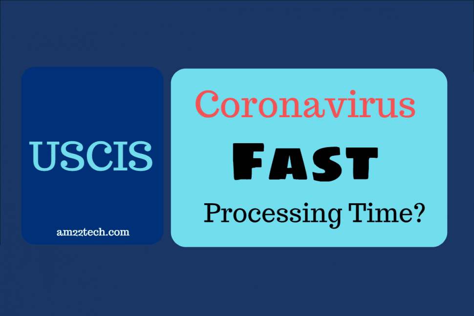 Is USCIS approving applications faster in Coronavirus closures?