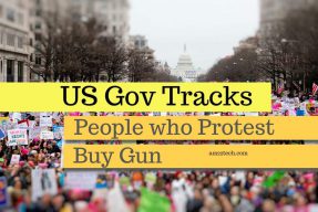 US government tracks people who protest
