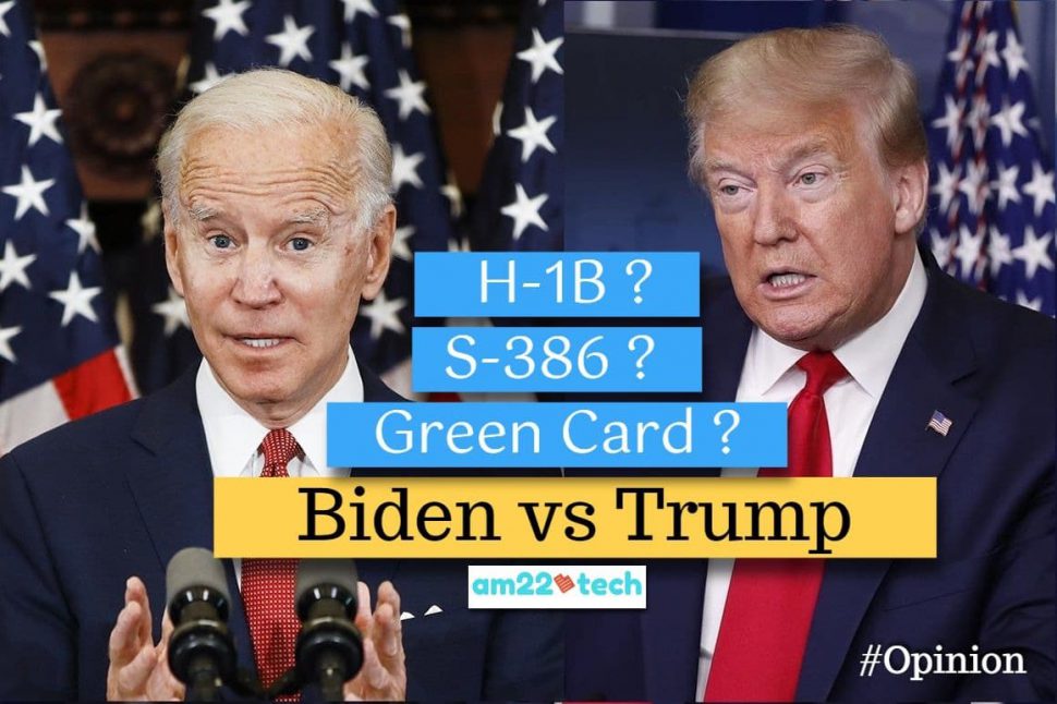 Biden vs Trump - who will help pass s386?