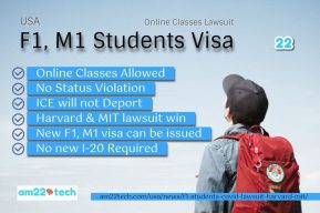 USA student visa - Harvard - MIT online classes lawsuit win