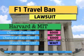 F1 travel ban lawsuit by harvard