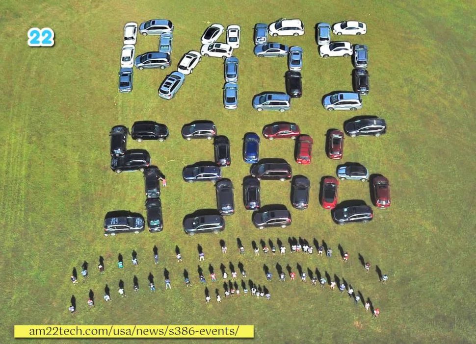 Pass 386 created with cars lined up to catch Senator's attention