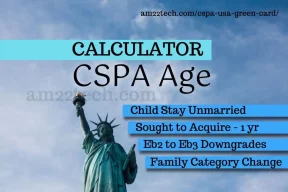 CSPA child age calculator for USA green card