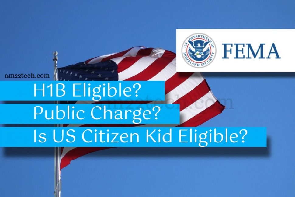 Is visa worker eligible for FEMA assistance?