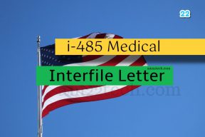 USCIS i485 Medical Interfile letter