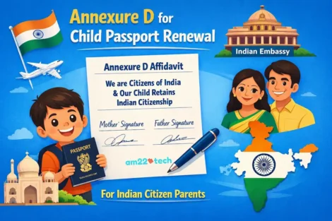 Indian Annexure-D passport renewal