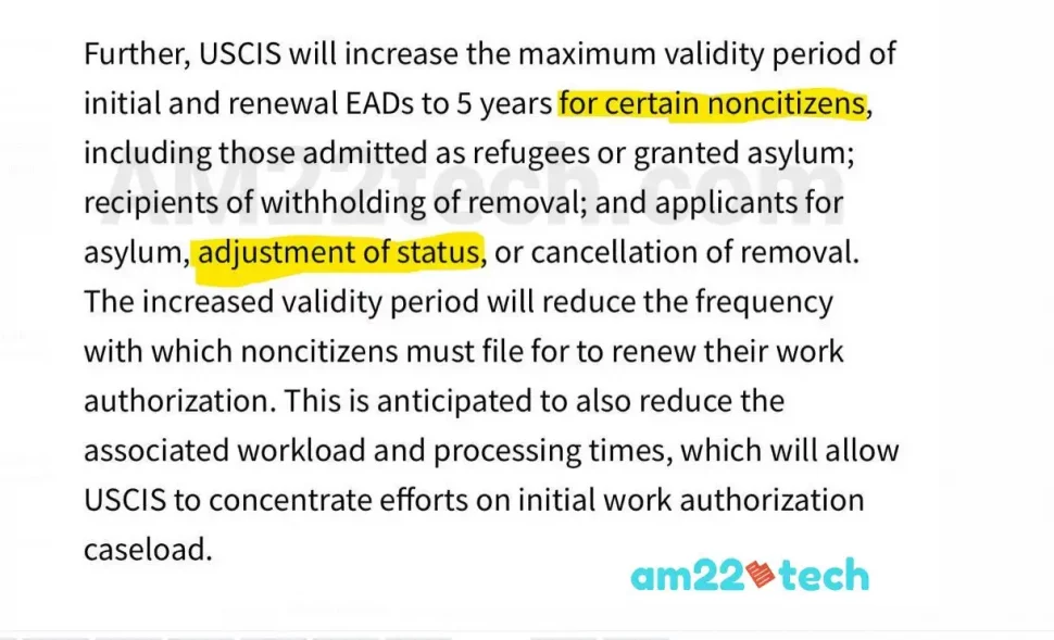 Will USCIS issue 5 year EAD for Employment based AOS?