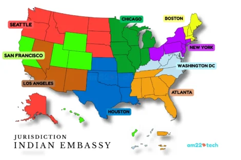 Indian Embassy Jurisdiction in USA
