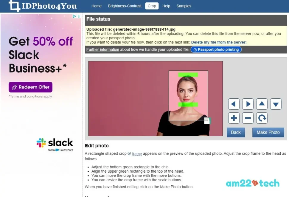 idphoto4you- Manual cropping needed